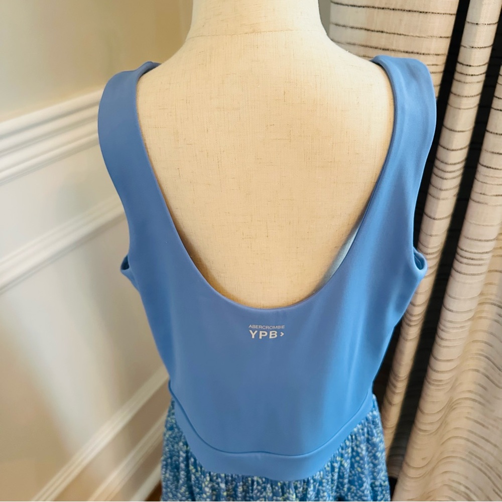 Abercrombie Kids YPB Periwinkle Blue Mesh Mini Dress w Shorts Sz. 11/12 - Picture 11 of 14